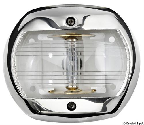 Fanale Classic 12 inox poppa bianco